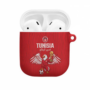 Tunisia Football AirPods Case Eagles of Carthage Rise - African Pride