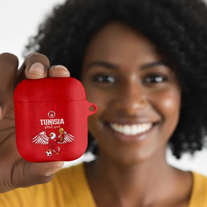 Tunisia Football AirPods Case Eagles of Carthage Rise - African Pride