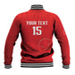 Custom Tunisia Football Baseball Jacket Eagles of Carthage Rise - African Pride