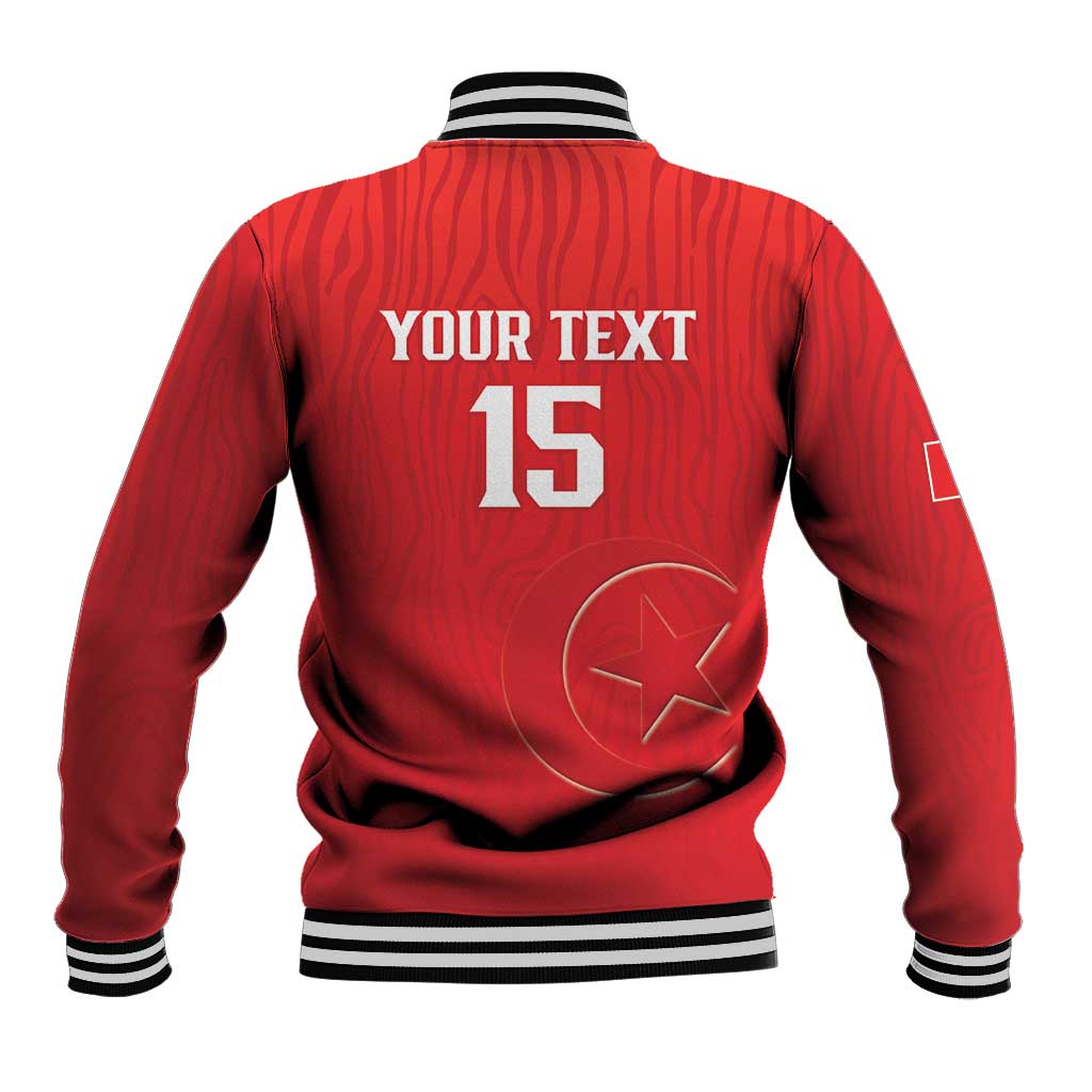 Custom Tunisia Football Baseball Jacket Eagles of Carthage Rise - African Pride