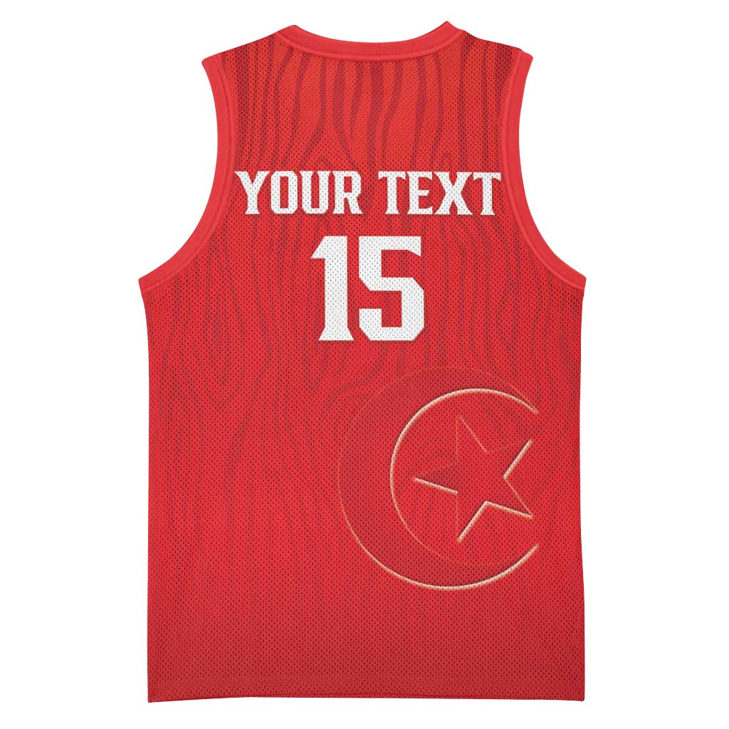 Custom Tunisia Football Basketball Jersey Eagles of Carthage Rise - African Pride