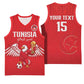 Custom Tunisia Football Basketball Jersey Eagles of Carthage Rise - African Pride