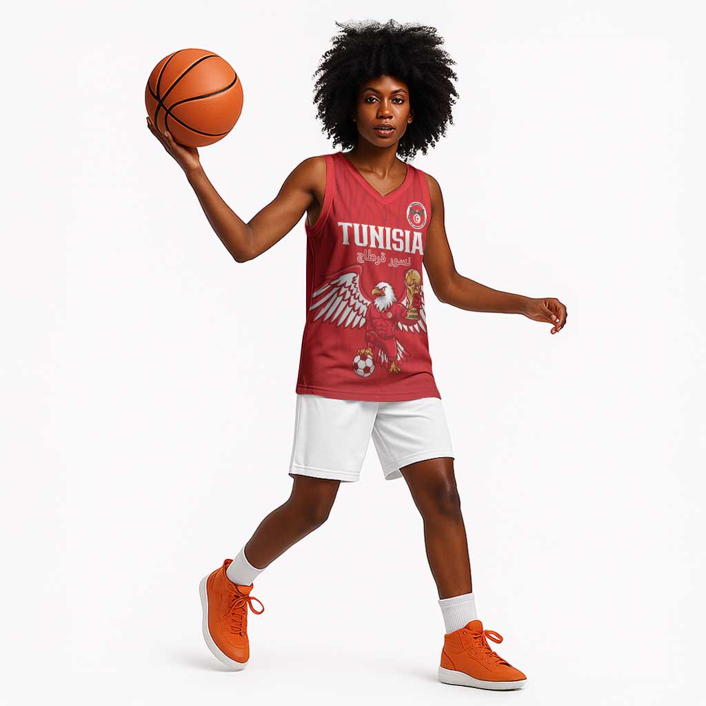 Custom Tunisia Football Basketball Jersey Eagles of Carthage Rise - African Pride