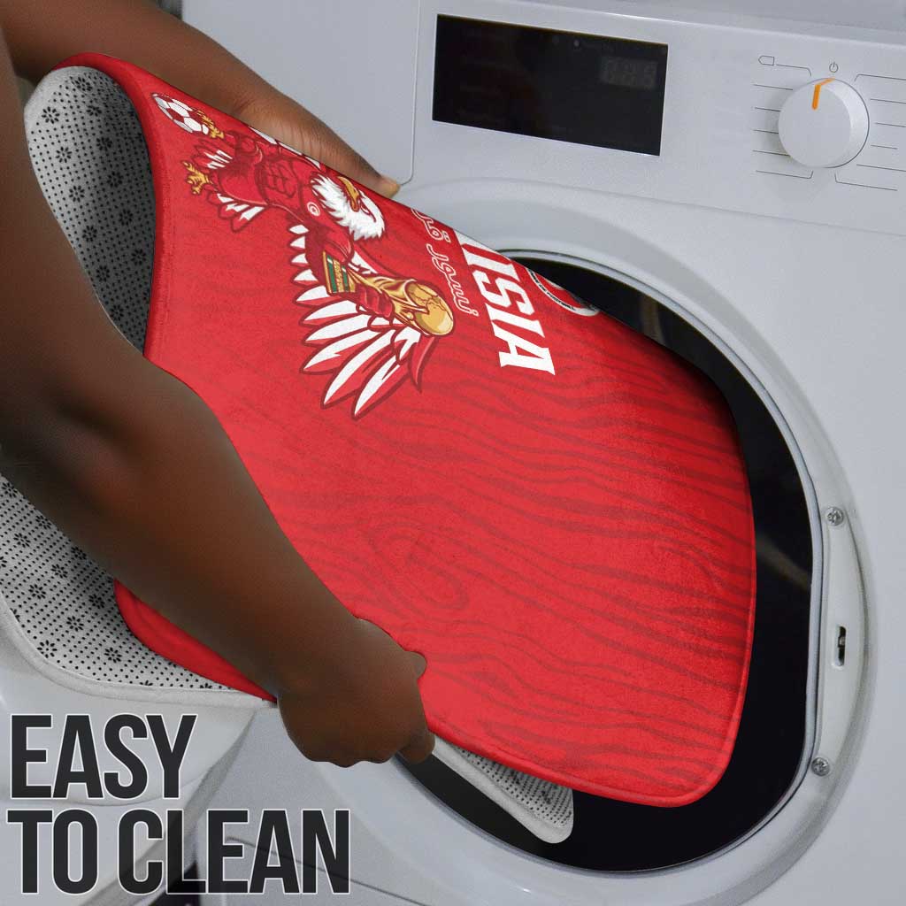 Tunisia Football Bathroom Set Eagles of Carthage Rise - African Pride