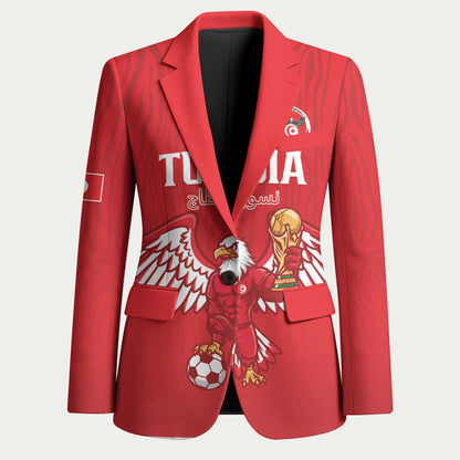 Custom Tunisia Football Blazer Eagles of Carthage Rise - African Pride