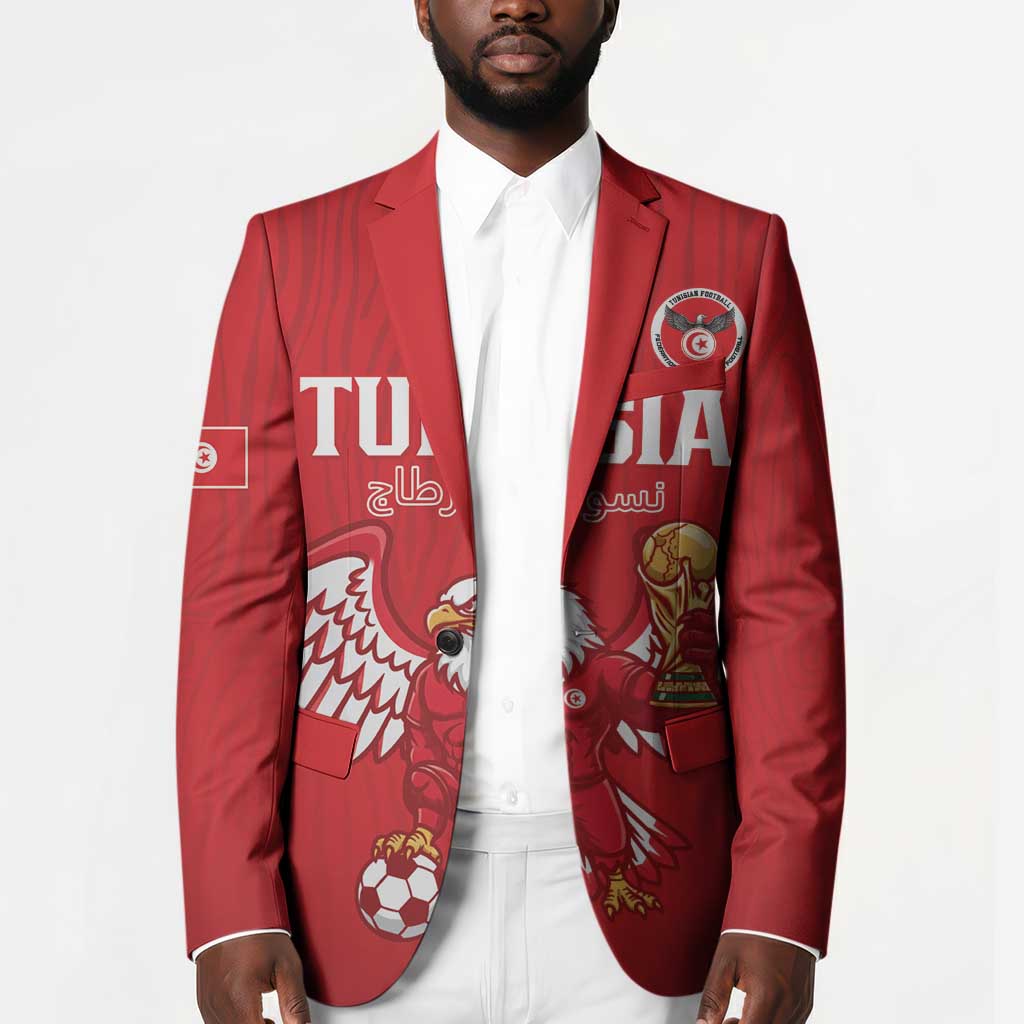 Custom Tunisia Football Blazer Eagles of Carthage Rise - African Pride