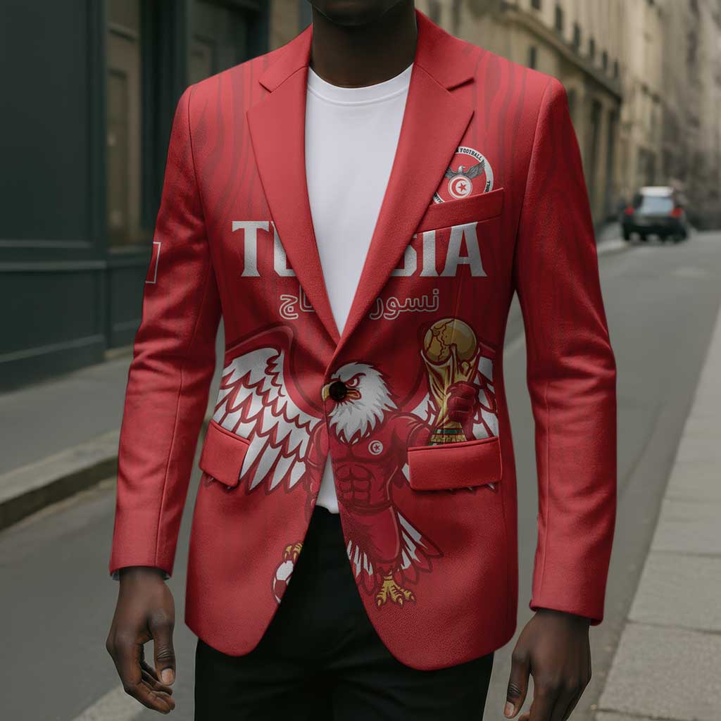 Custom Tunisia Football Blazer Eagles of Carthage Rise - African Pride