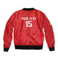 Custom Tunisia Football Bomber Jacket Eagles of Carthage Rise - African Pride