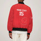 Custom Tunisia Football Bomber Jacket Eagles of Carthage Rise - African Pride