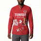 Custom Tunisia Football Button Sweatshirt Eagles of Carthage Rise