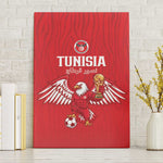 Tunisia Football Canvas Wall Art Eagles of Carthage Rise - African Pride