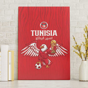 Tunisia Football Canvas Wall Art Eagles of Carthage Rise - African Pride