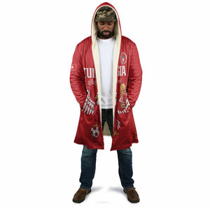 Custom Tunisia Football Cloak Eagles of Carthage Rise - African Pride