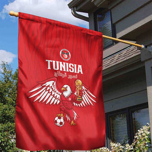 Tunisia Football Garden Flag Eagles of Carthage Rise - African Pride