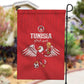 Tunisia Football Garden Flag Eagles of Carthage Rise - African Pride
