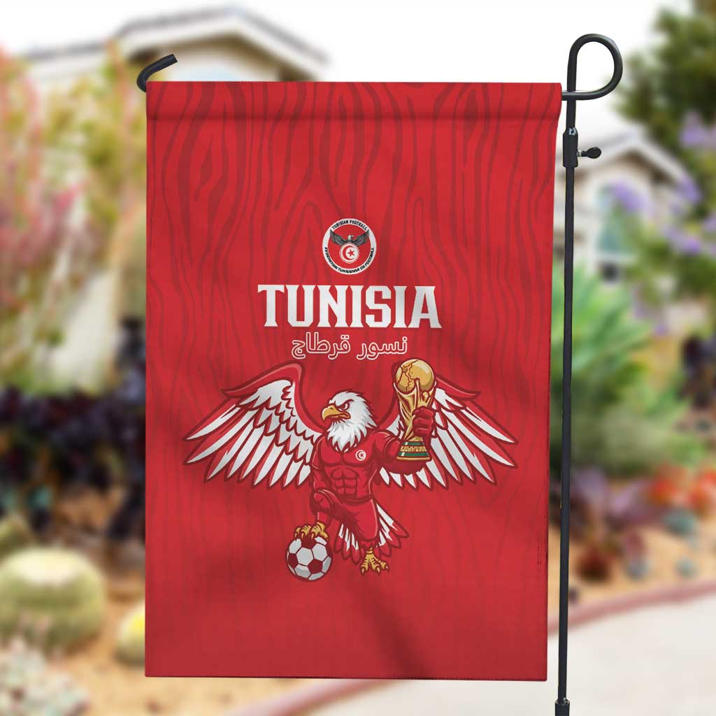 Tunisia Football Garden Flag Eagles of Carthage Rise - African Pride