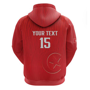 Custom Tunisia Football Hoodie Eagles of Carthage Rise - African Pride
