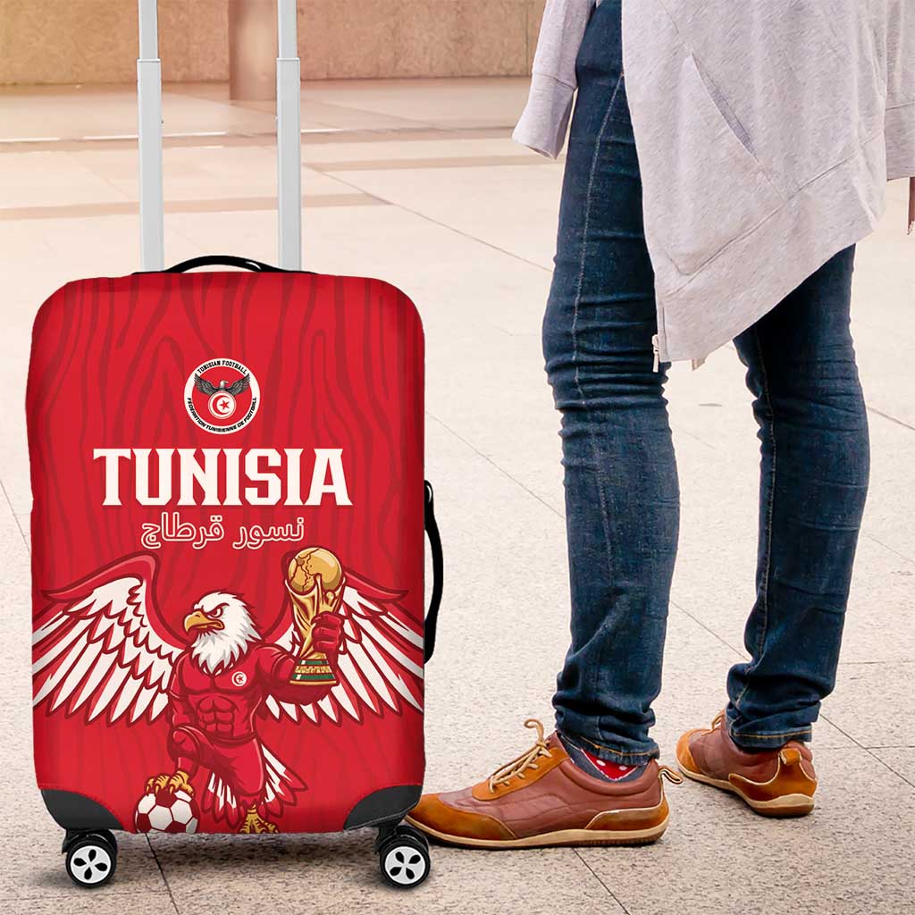 Tunisia Football Luggage Cover Eagles of Carthage Rise - African Pride