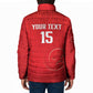 Custom Tunisia Football Padded Jacket Eagles of Carthage Rise - African Pride