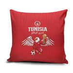 Tunisia Football Pillow Cover Eagles of Carthage Rise - African Pride