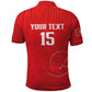 Custom Tunisia Football Polo Shirt Eagles of Carthage Rise LT15