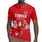 Custom Tunisia Football Rugby Jersey Eagles of Carthage Rise LT15