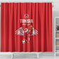 Tunisia Football Shower Curtain Eagles of Carthage Rise - African Pride