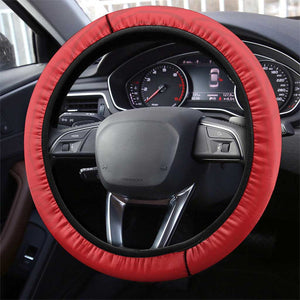 Tunisia Football Steering Wheel Cover Eagles of Carthage Rise - African Pride