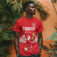 Custom Tunisia Football T shirt Eagles of Carthage Rise LT15