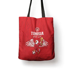 Tunisia Football Tote Bag Eagles of Carthage Rise - African Pride