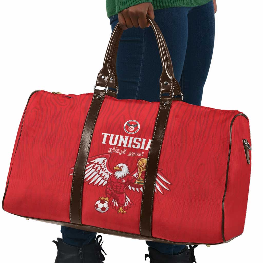 Tunisia Football Travel Bag Eagles of Carthage Rise - African Pride