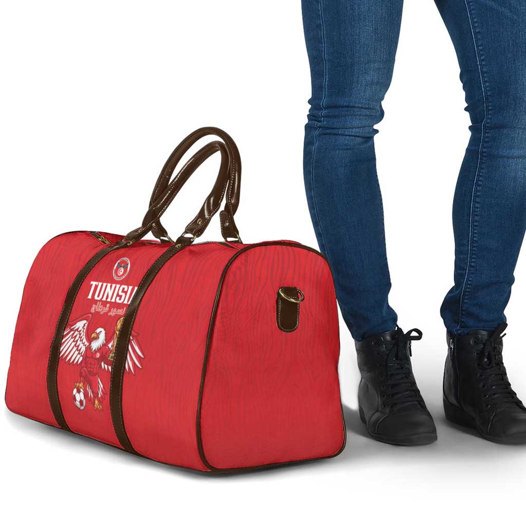 Tunisia Football Travel Bag Eagles of Carthage Rise - African Pride