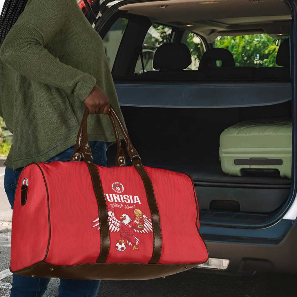 Tunisia Football Travel Bag Eagles of Carthage Rise - African Pride