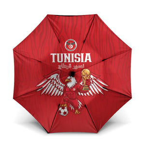 Tunisia Football Umbrella Eagles of Carthage Rise - African Pride