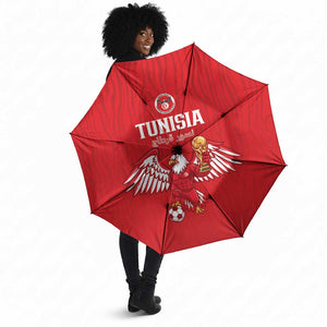 Tunisia Football Umbrella Eagles of Carthage Rise - African Pride