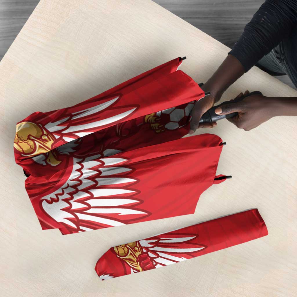 Tunisia Football Umbrella Eagles of Carthage Rise - African Pride