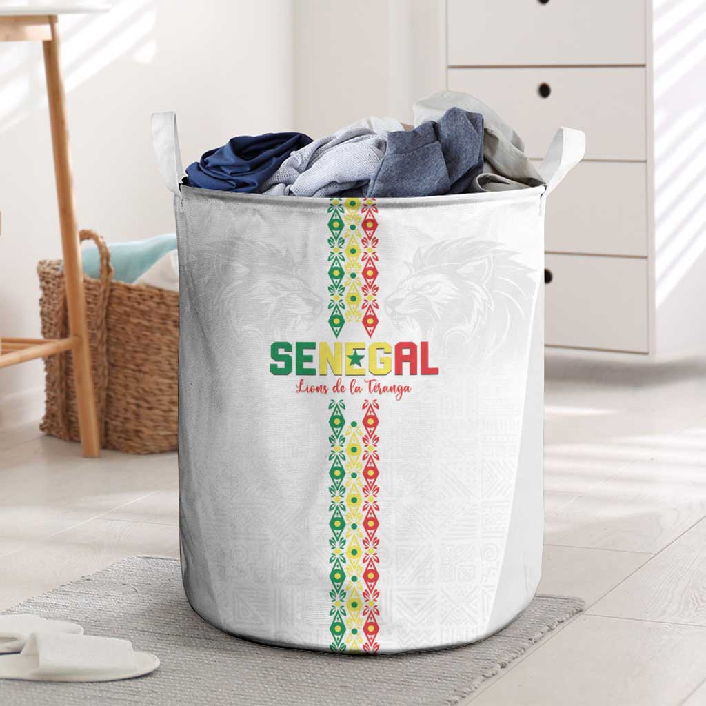 Senegal Football Laundry Basket Go Champions Lions de la Teranga - African Pride