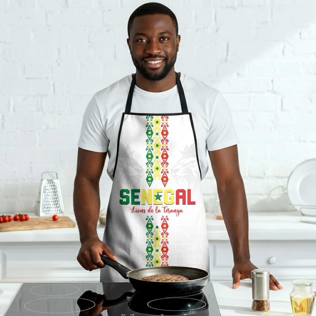 Senegal Football Apron Go Champions Lions de la Teranga - African Pride