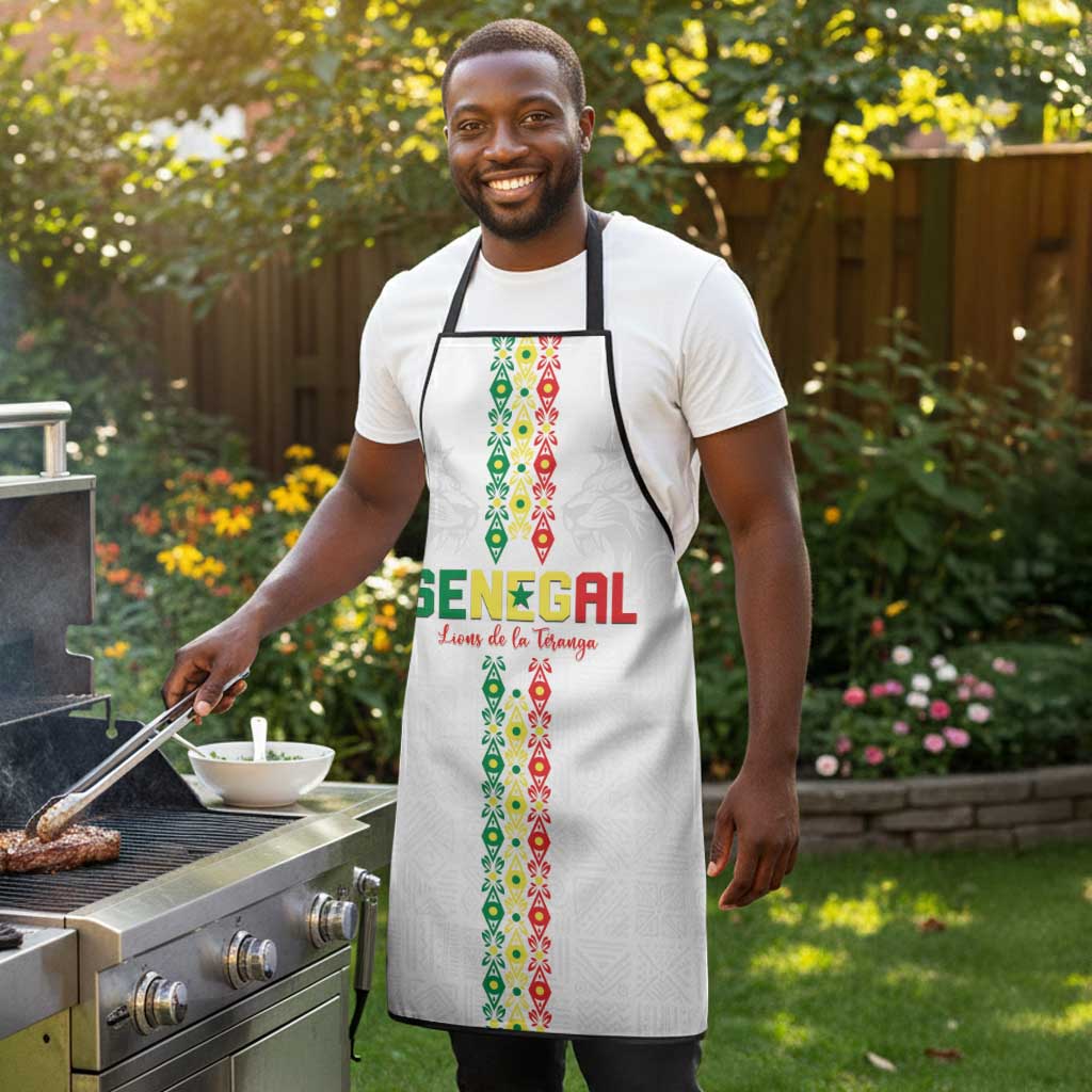 Senegal Football Apron Go Champions Lions de la Teranga - African Pride