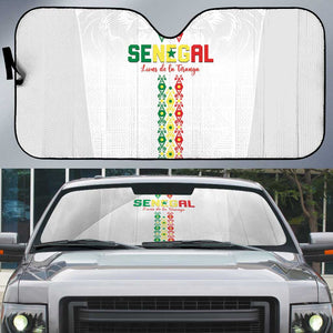 Senegal Football Auto Sun Shade Go Champions Lions de la Teranga - African Pride