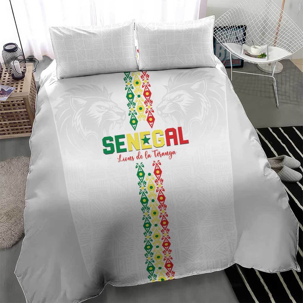 Senegal Football Bedding Set Go Champions Lions de la Teranga - African Pride