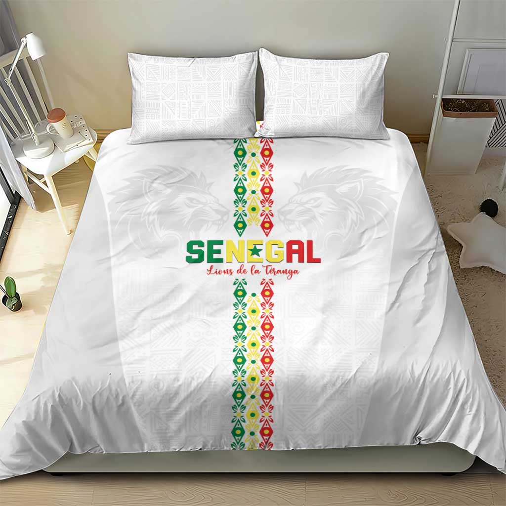 Senegal Football Bedding Set Go Champions Lions de la Teranga - African Pride