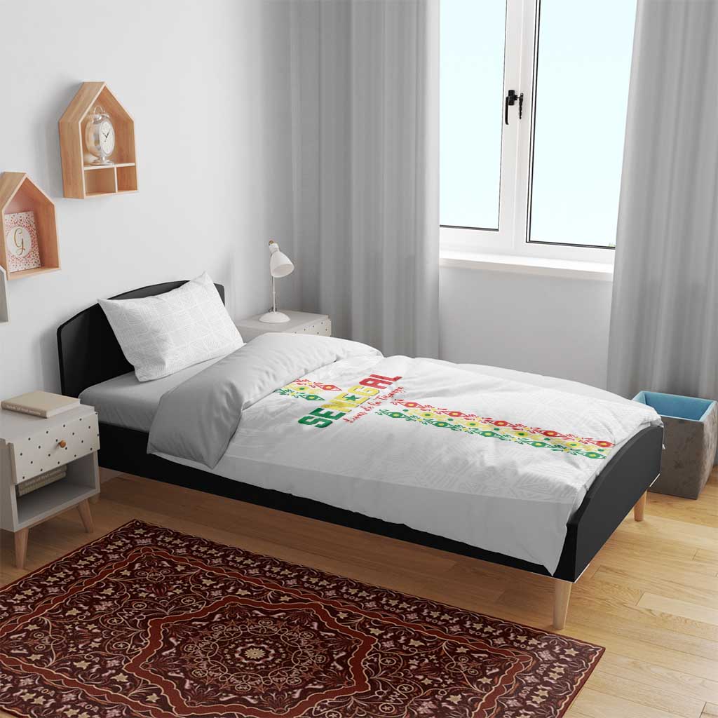 Senegal Football Bedding Set Go Champions Lions de la Teranga - African Pride