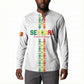 Custom Senegal Football Button Sweatshirt Go Champions Lions de la Teranga