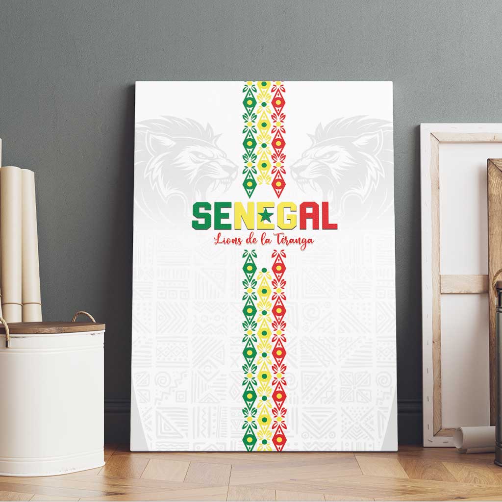 Senegal Football Canvas Wall Art Go Champions Lions de la Teranga - African Pride