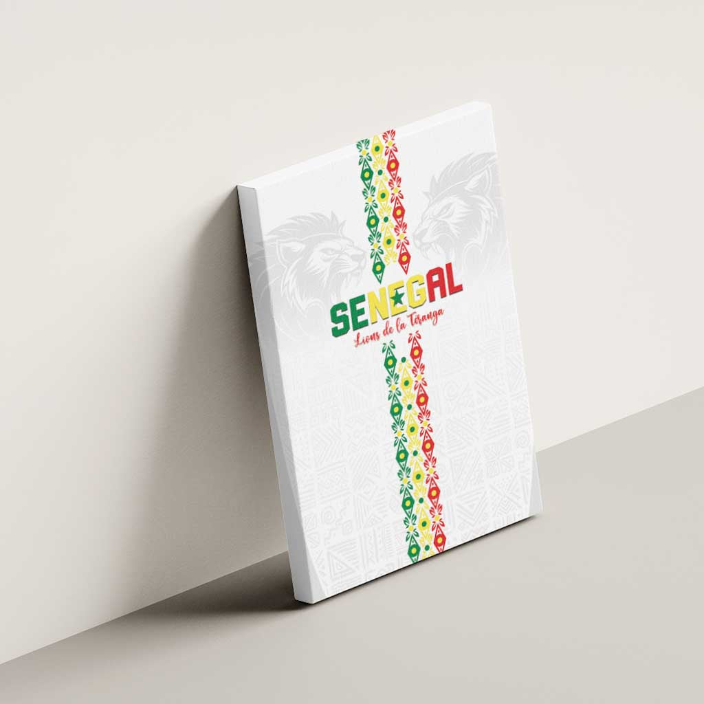 Senegal Football Canvas Wall Art Go Champions Lions de la Teranga - African Pride