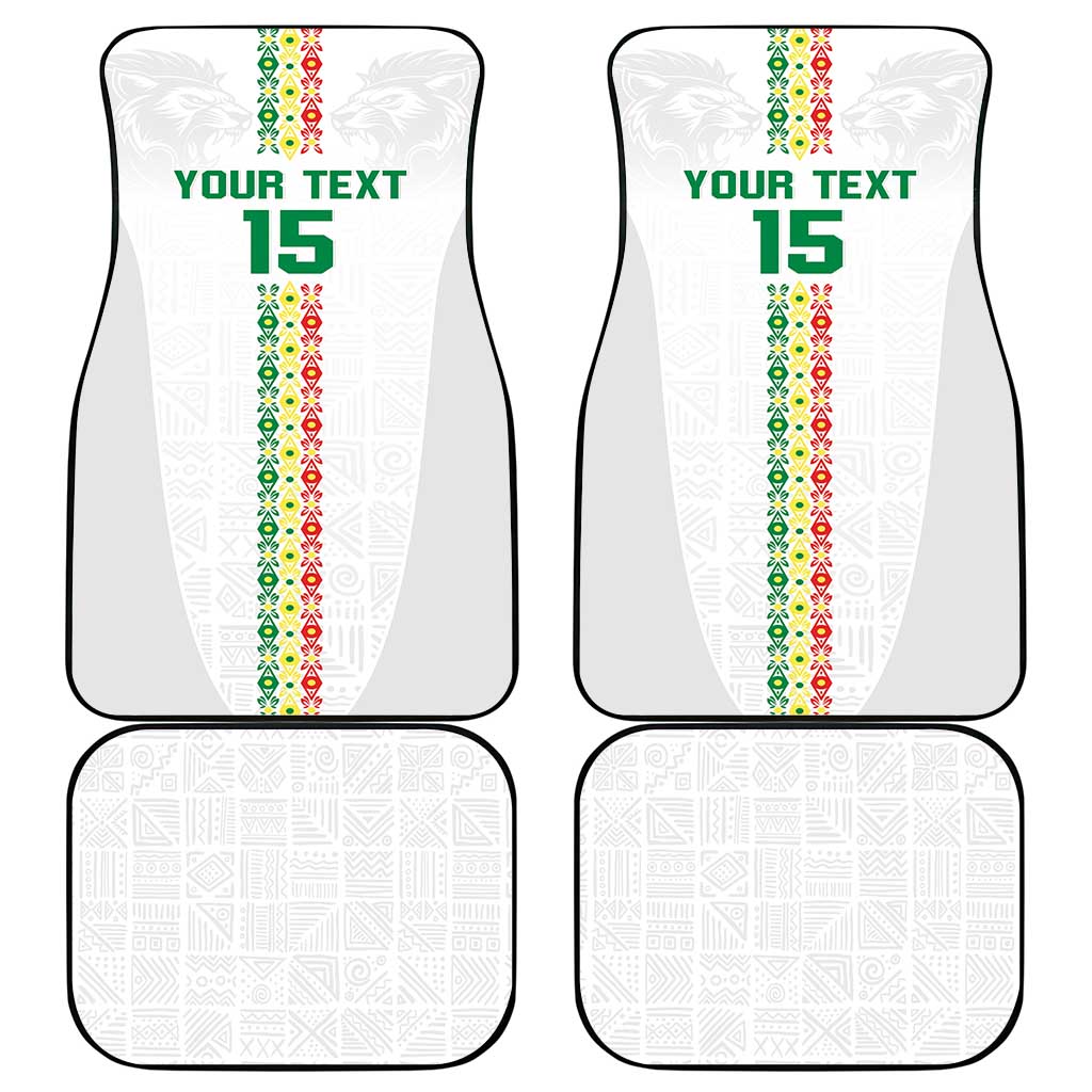 Custom Senegal Football Car Mats Go Champions Lions de la Teranga - African Pride