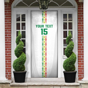 Custom Senegal Football Door Cover Go Champions Lions de la Teranga - African Pride