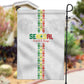 Senegal Football Garden Flag Go Champions Lions de la Teranga - African Pride