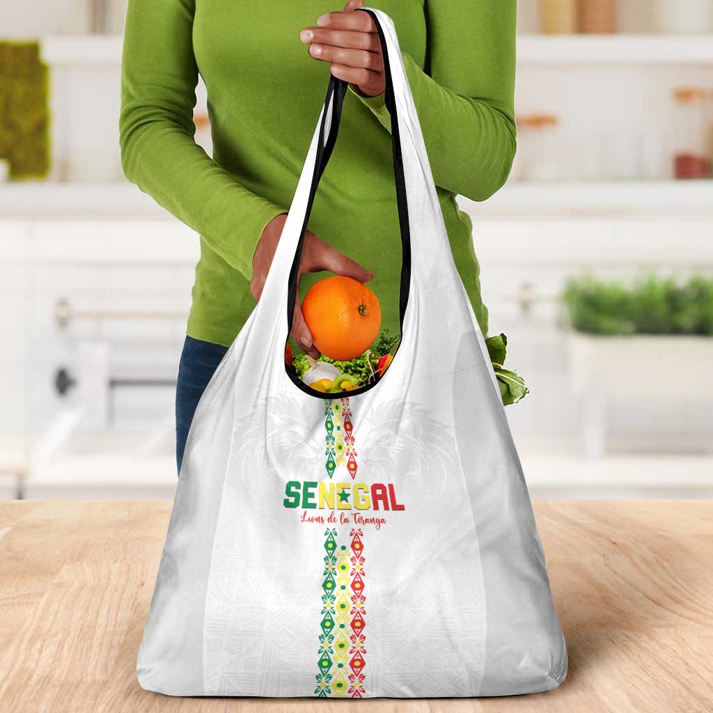 Senegal Football Grocery Bag Go Champions Lions de la Teranga - African Pride